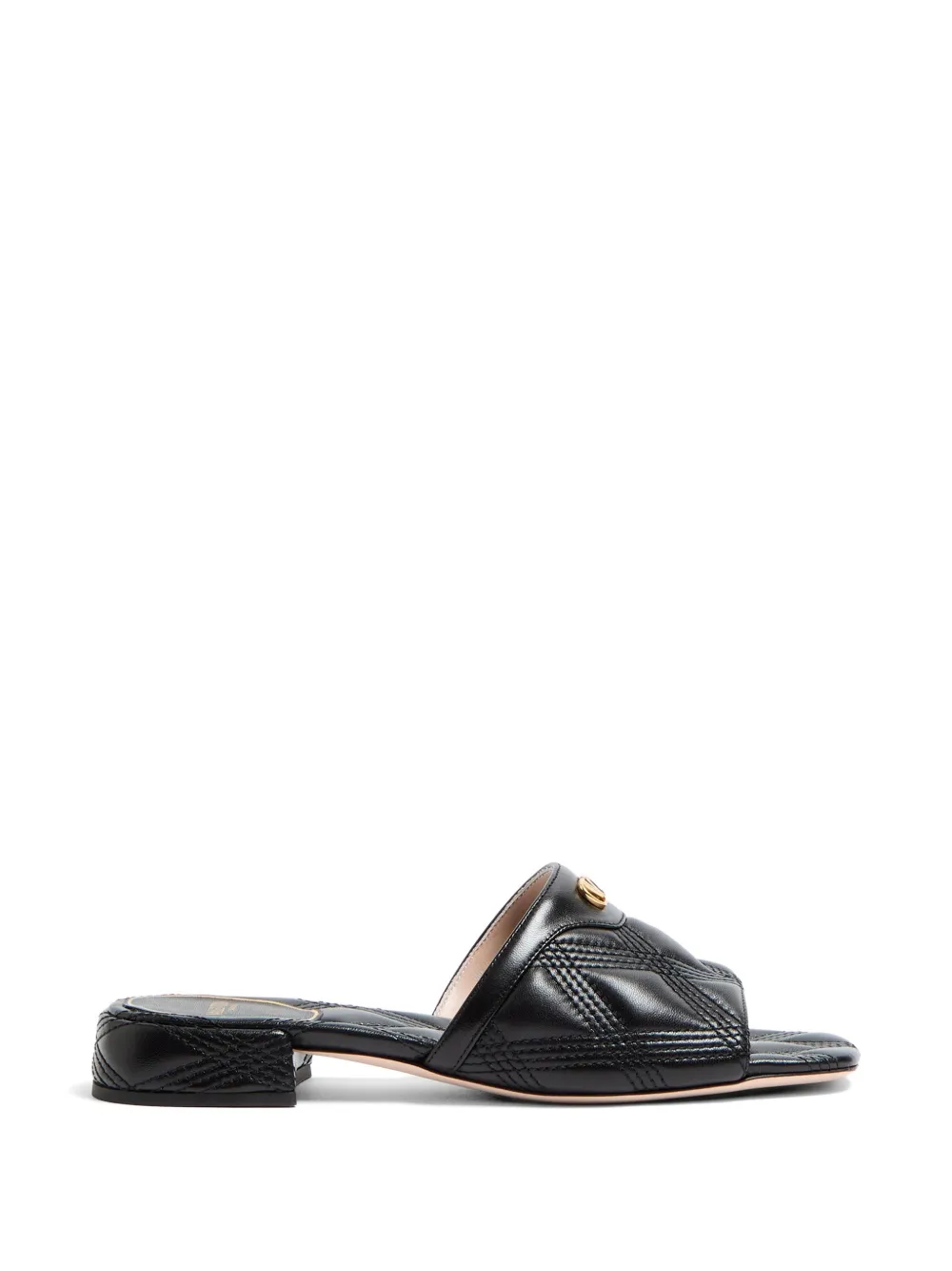Valentino Garavani Sandali slides VLOGO Signature - Nero