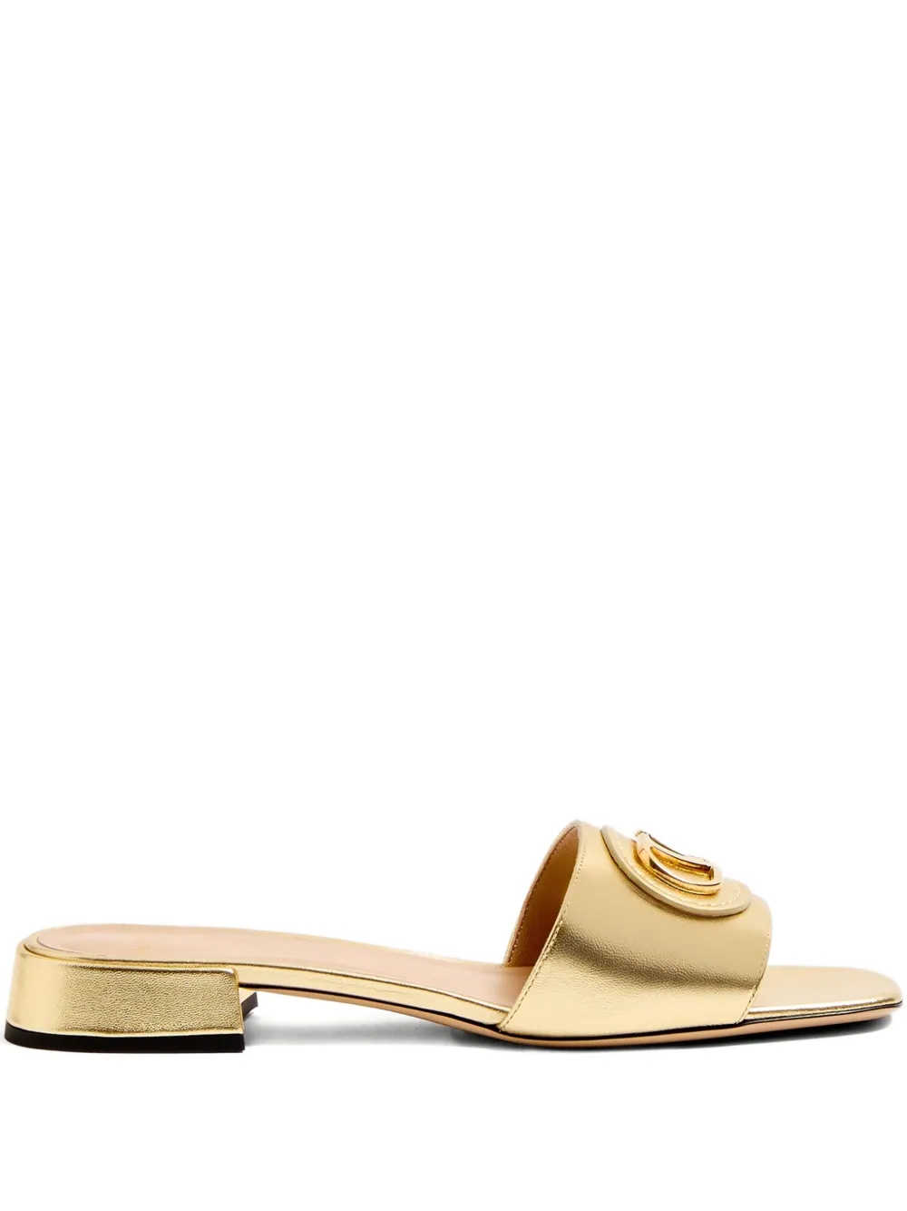 Valentino Garavani 20 mm VLogo Signature slippers Goud