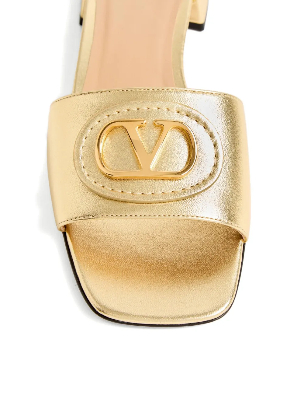 Valentino Garavani 20 mm VLogo Signature slippers Goud
