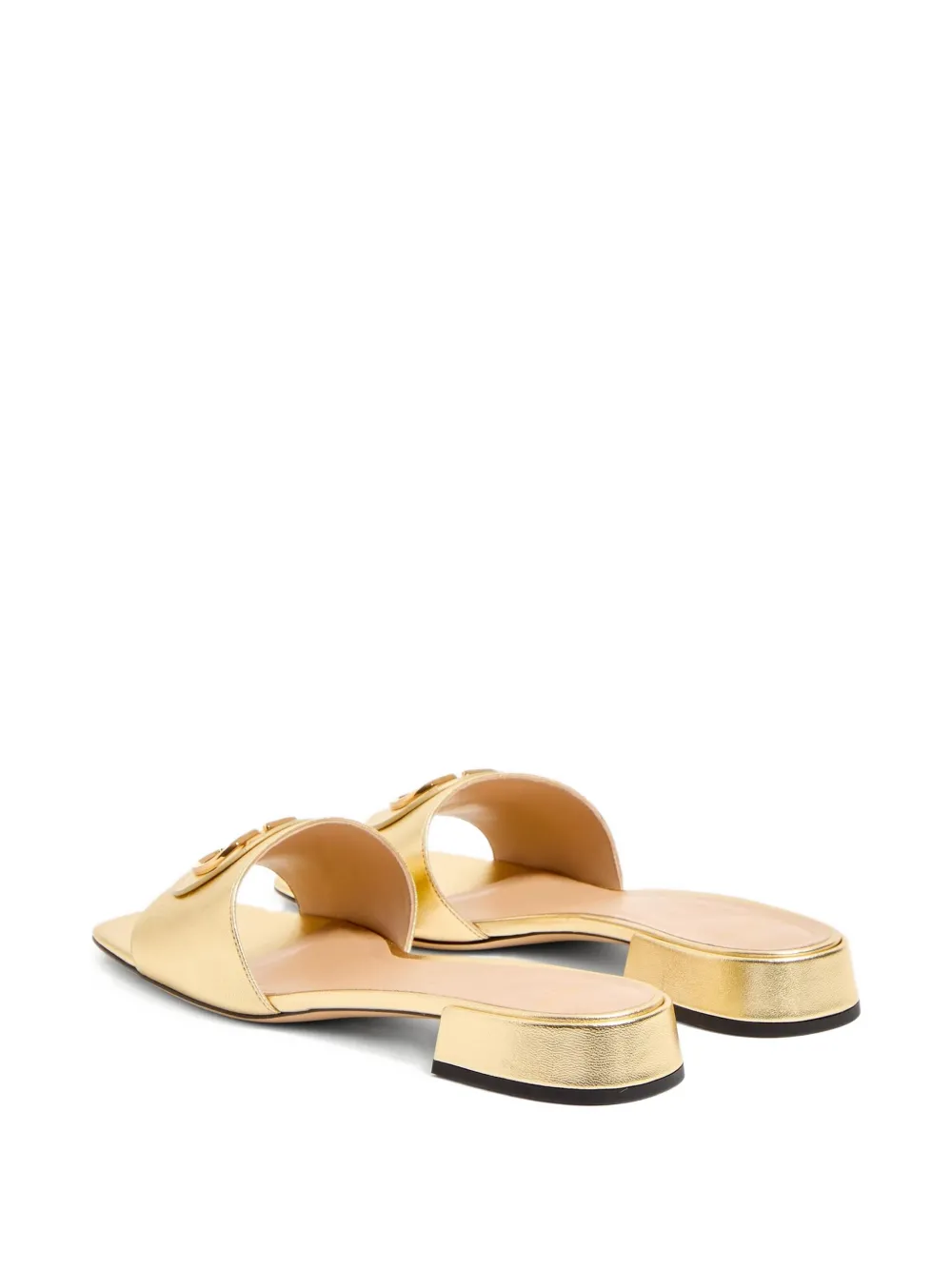 Valentino Garavani 20 mm VLogo Signature slippers Goud