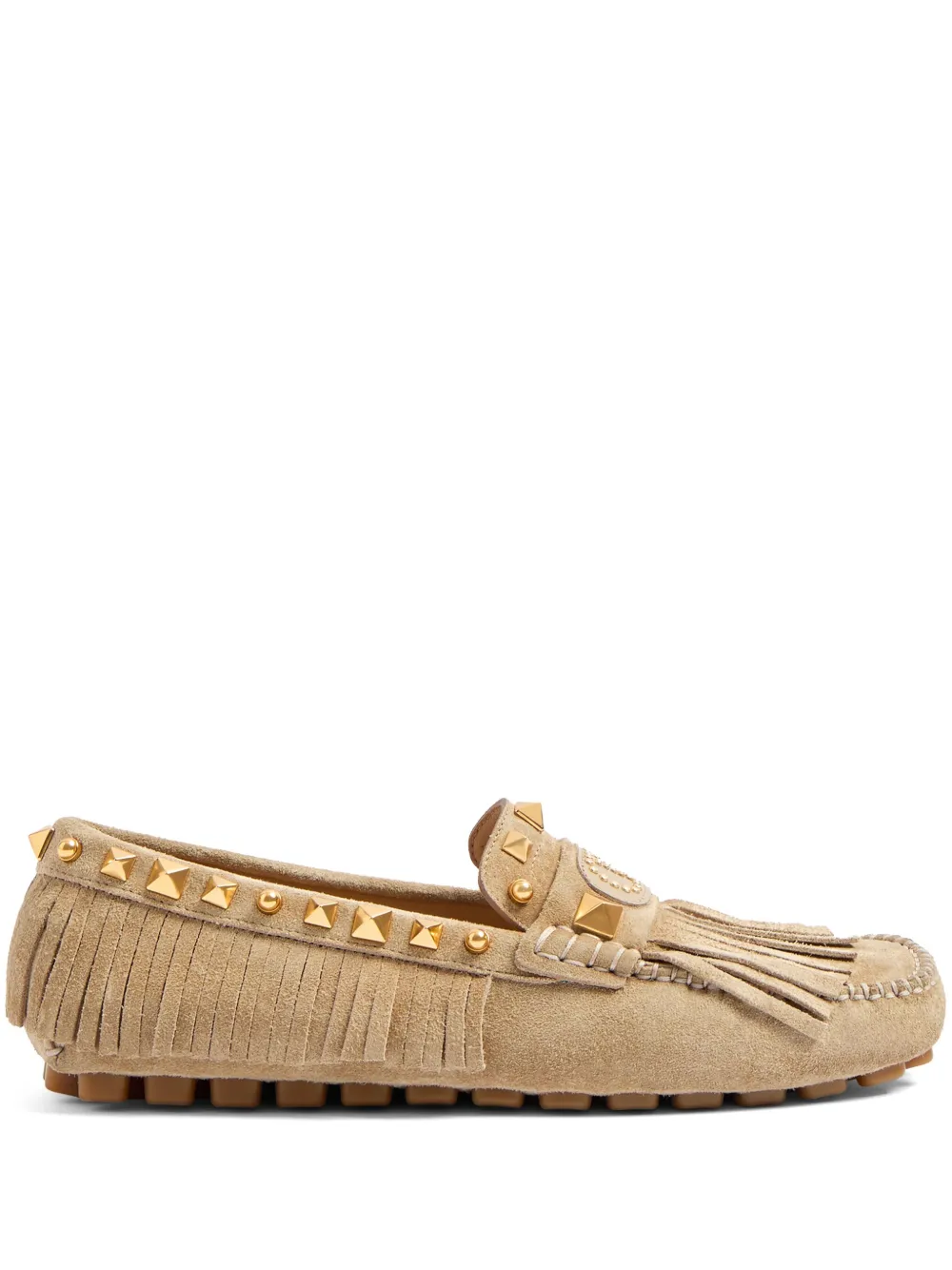 Valentino Garavani Rockstud loafers Beige