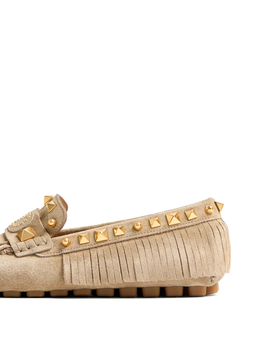 Valentino Garavani Rockstud loafers Beige