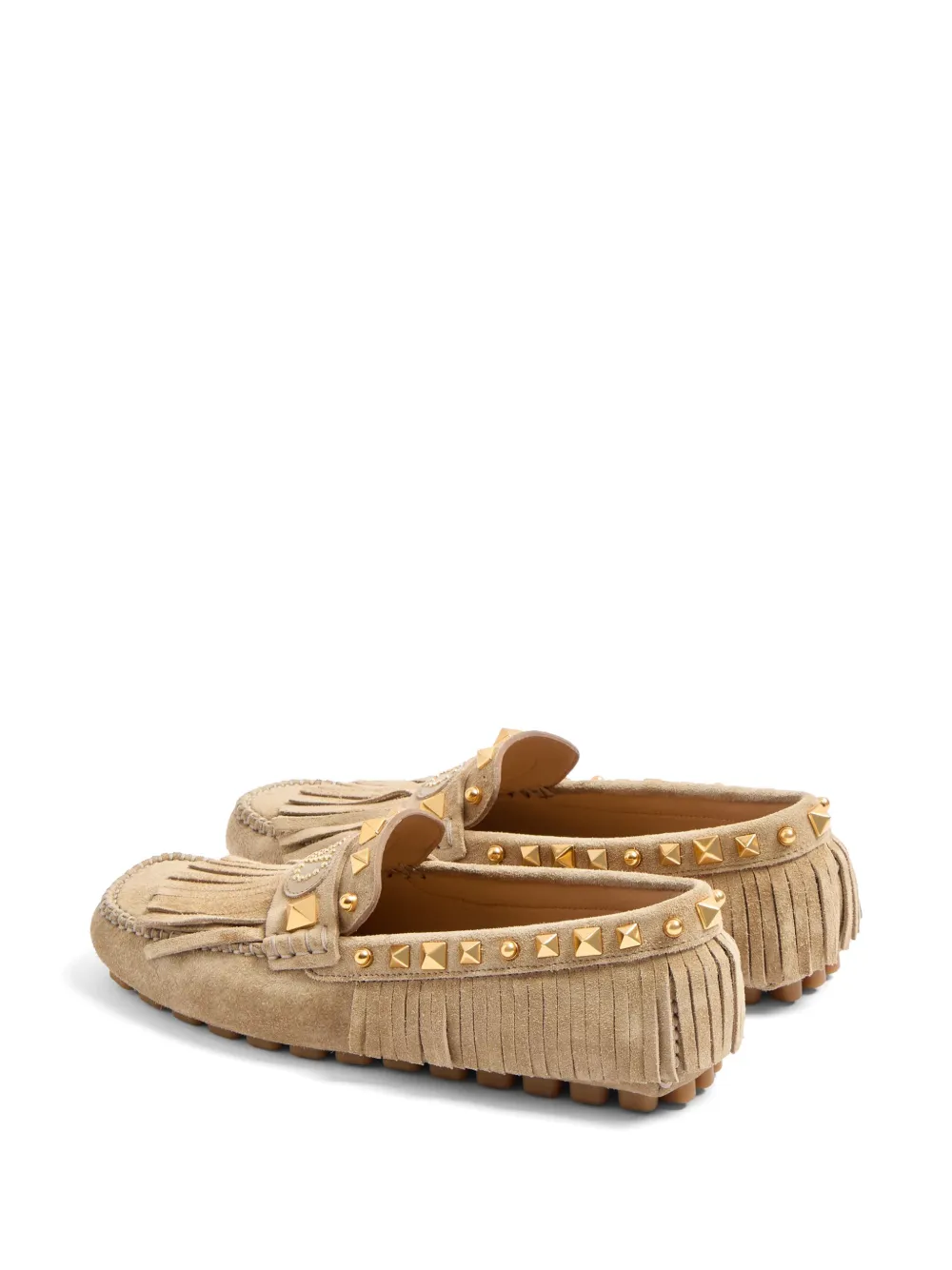 Valentino Garavani Rockstud loafers Beige