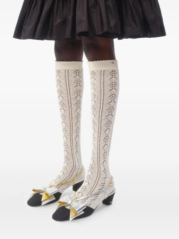 【VALENTINO】25AW BOWOW ボウワウ スリングバックパンプス 45MM Valentino Garavani Bowow 45mm スリングバック パンプス