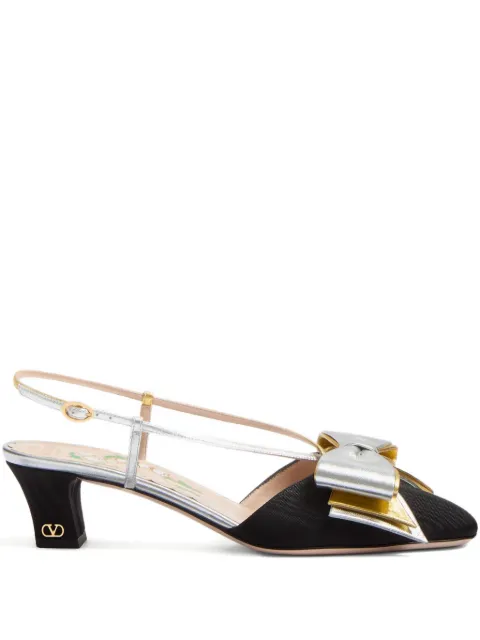 Valentino Garavani 45mm Bowow slingback pumps