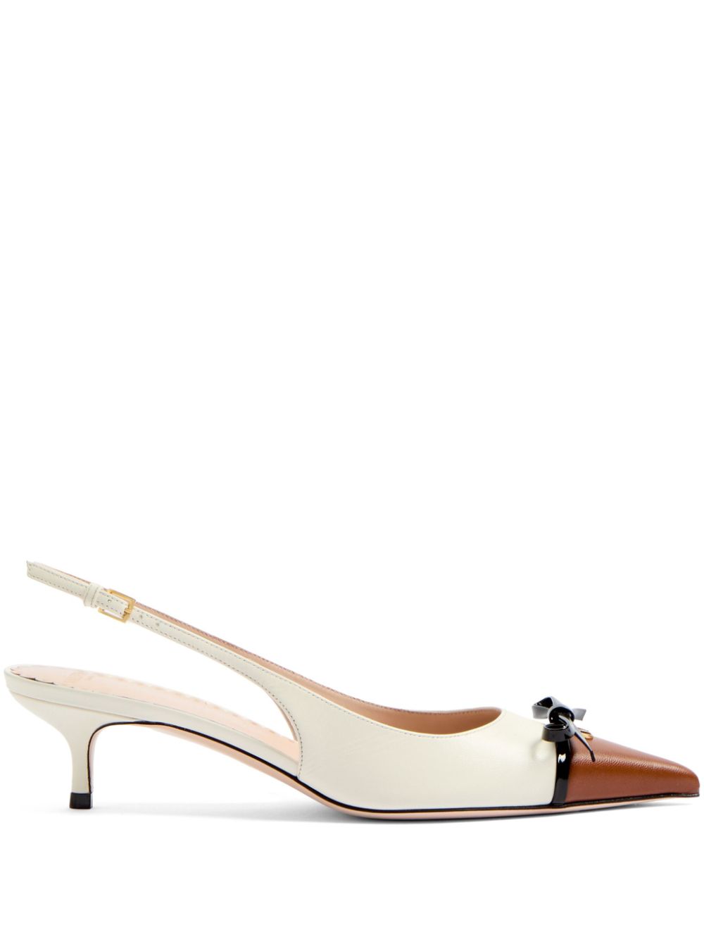 Valentino Garavani bow-detail slingback pumps White