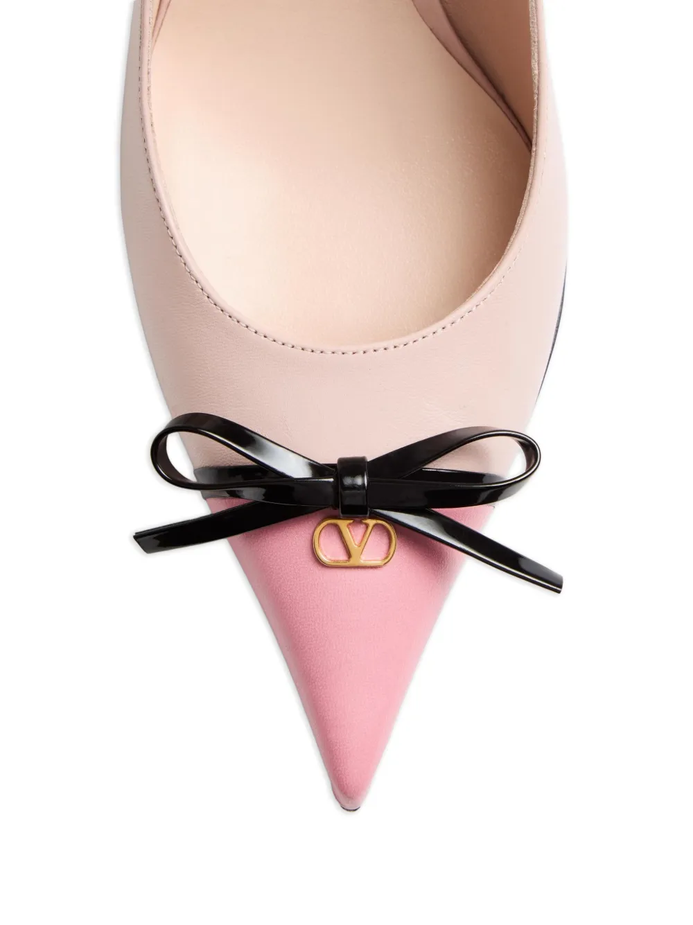 Valentino Garavani 80 mm Bepointy slingback pumps Roze