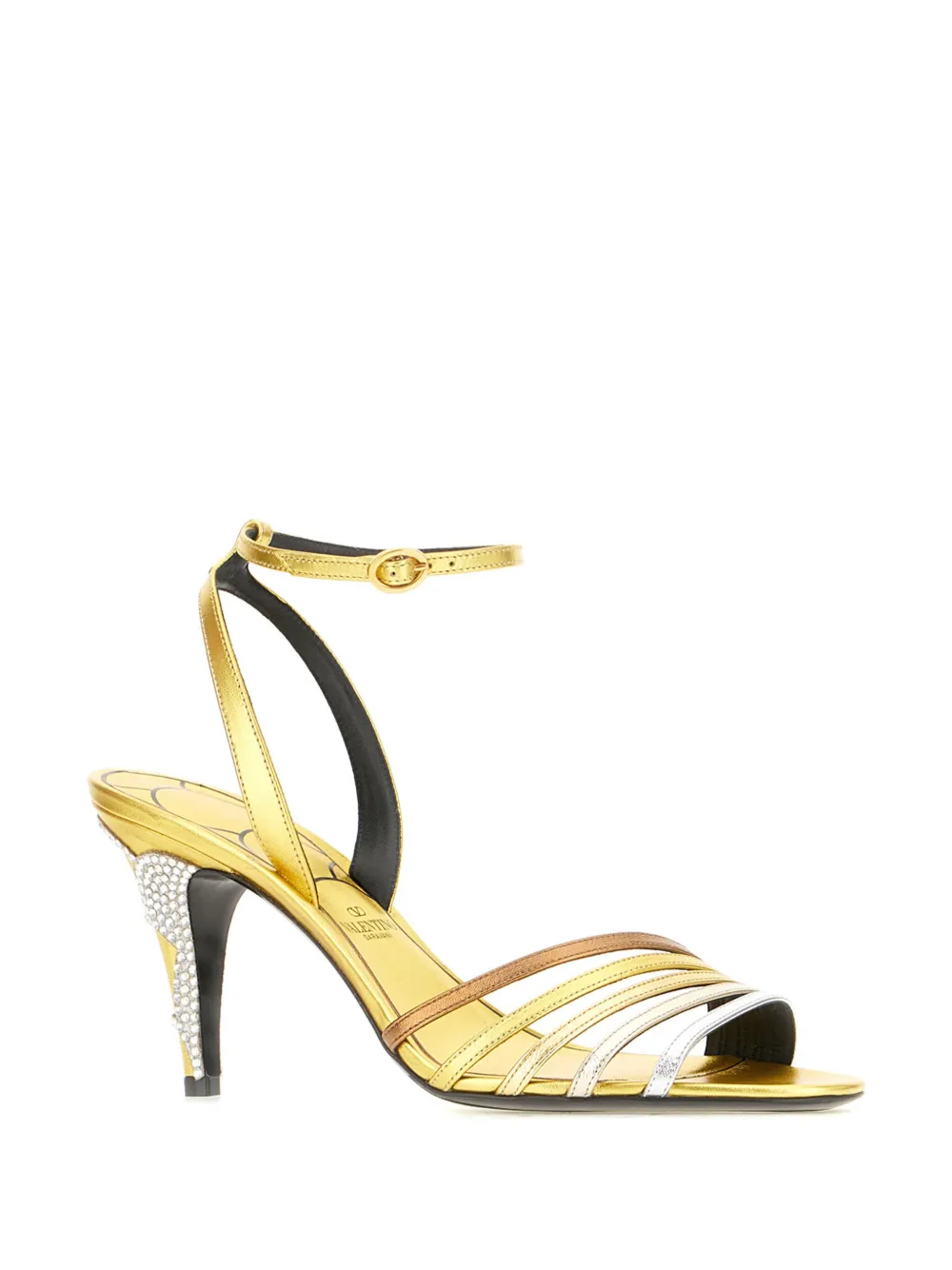 Image 2 of Valentino Garavani 85mm Ladycrush embellished sandals