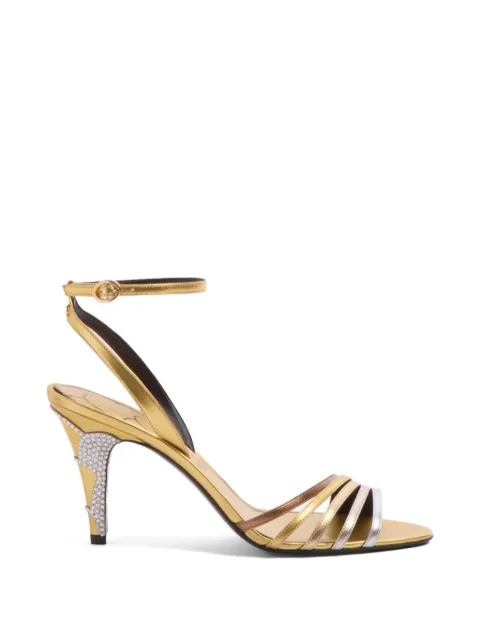 Valentino Garavani декорированные босоножки Ladycrush 85