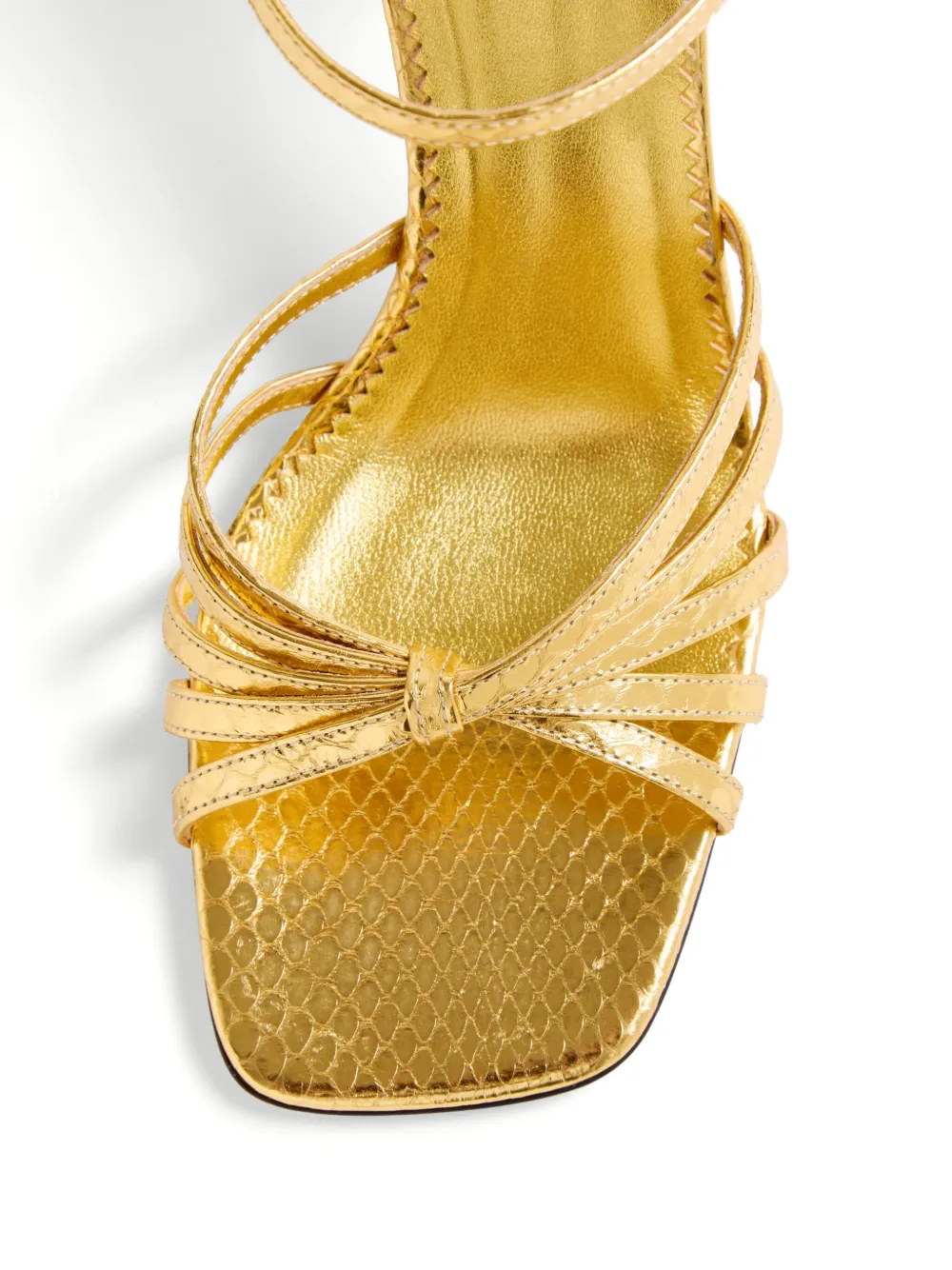 Valentino Garavani 90 mm Preshoes verfraaide sandalen Goud