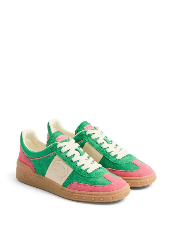 VALENTINO の靴♪ ★ READY GO RUNNER★ 多色 Valentino Garavani Crochet Knit Sneaker Multicolor Men's