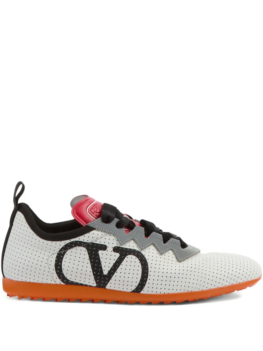 Valentino Garavani Chromathon geperforeerde sneakers Wit