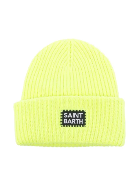 MC2 Saint Barth Kids logo-patch beanie