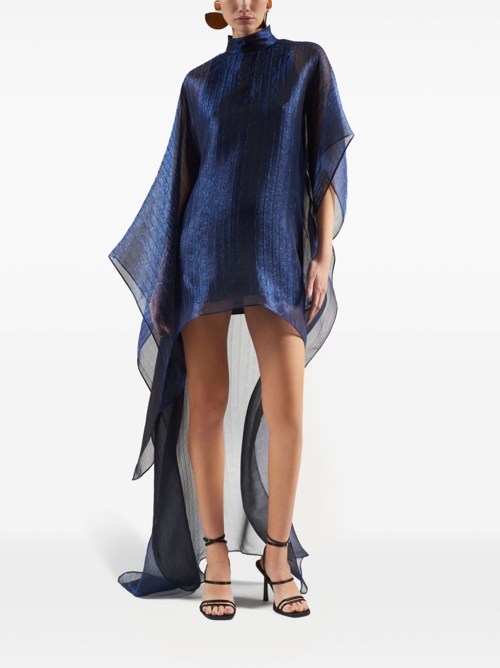 Shop Taller Marmo Dallas Electric Mini Dress In Blau