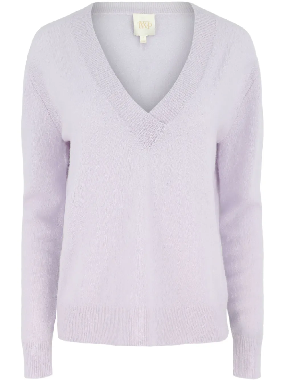 V-neck knitted top