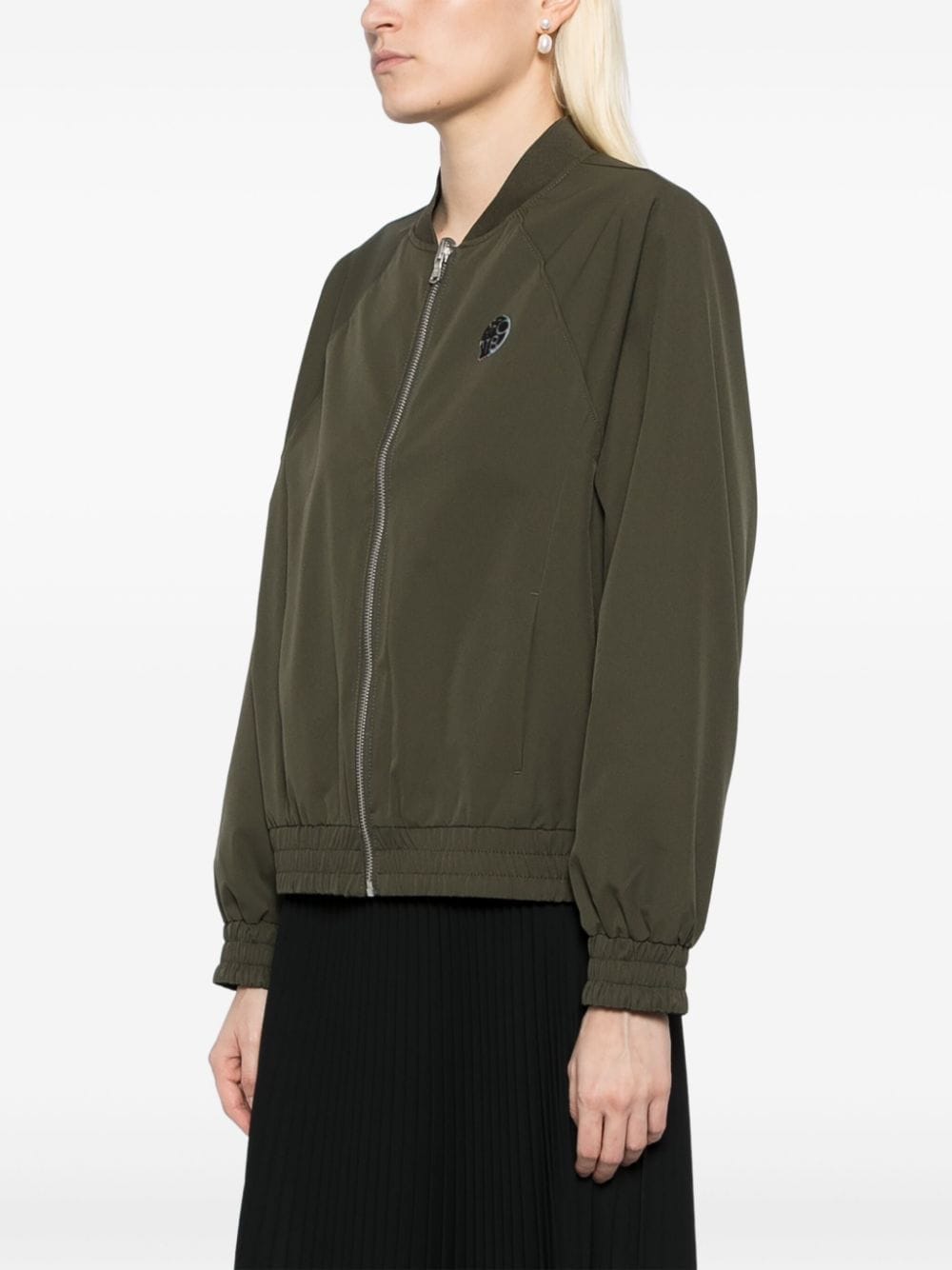 Shop Sport B. By Agnès B. Reversible Bomber Jacket In Green