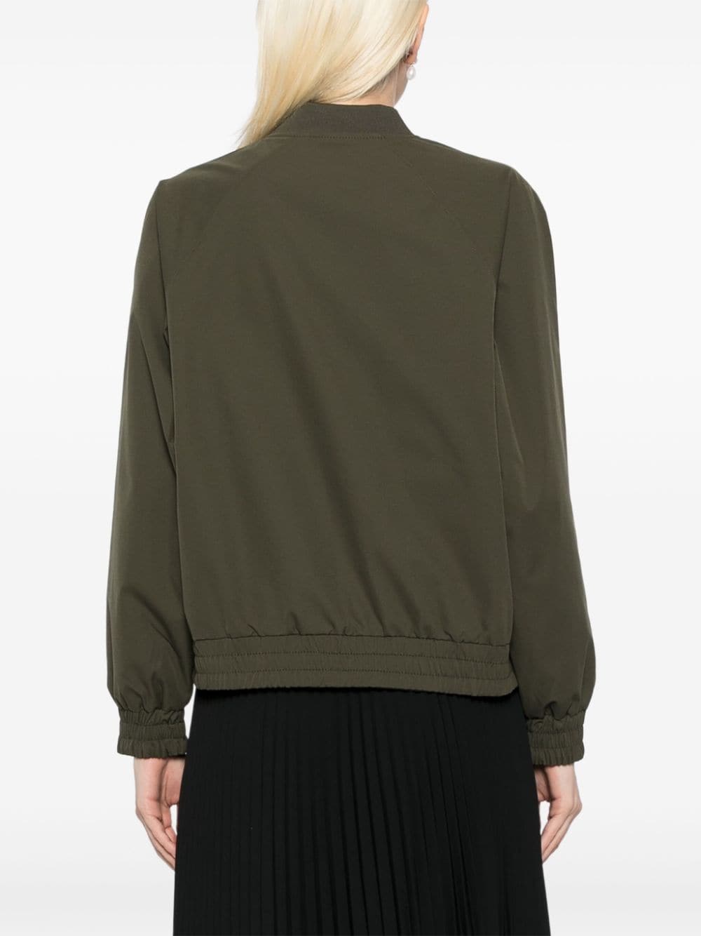 Shop Sport B. By Agnès B. Reversible Bomber Jacket In Green