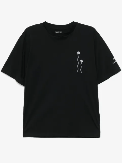 agnès b.  playera con estampado gráfico