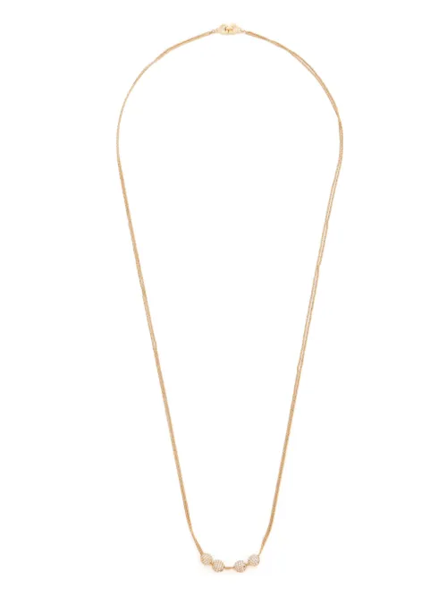 Collier à pendentif strassé - Christian Dior Pre-Owned - Modalova
