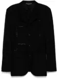 Comme Des Garçons distressed detail blazer - Black