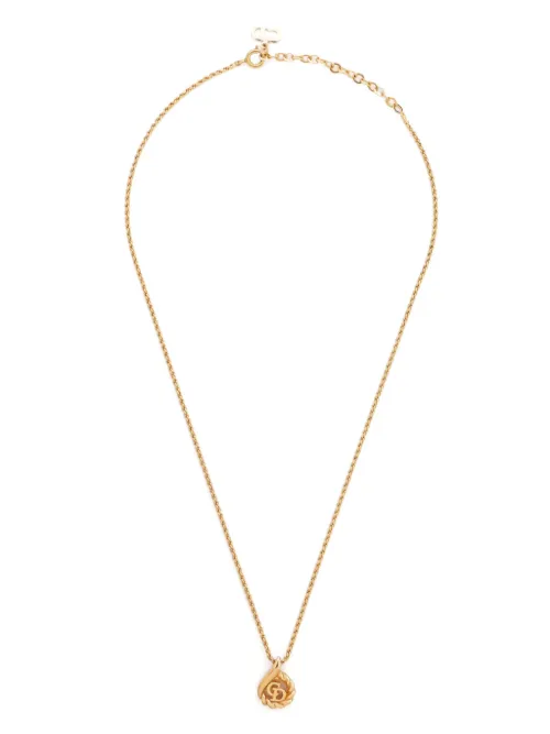 Collier à pierre pendente - Christian Dior Pre-Owned - Modalova