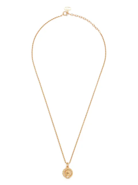 Christian Dior Pre-Owned CD rhinestone necklace