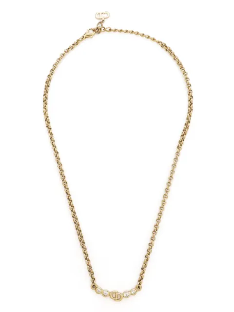 Christian Dior Pre-Owned CD rhinestone-embellished necklace