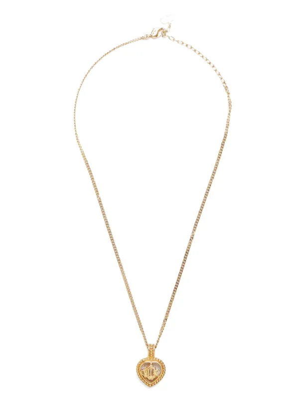 Dior ゴールドトーン ネックレス ハートチャーム