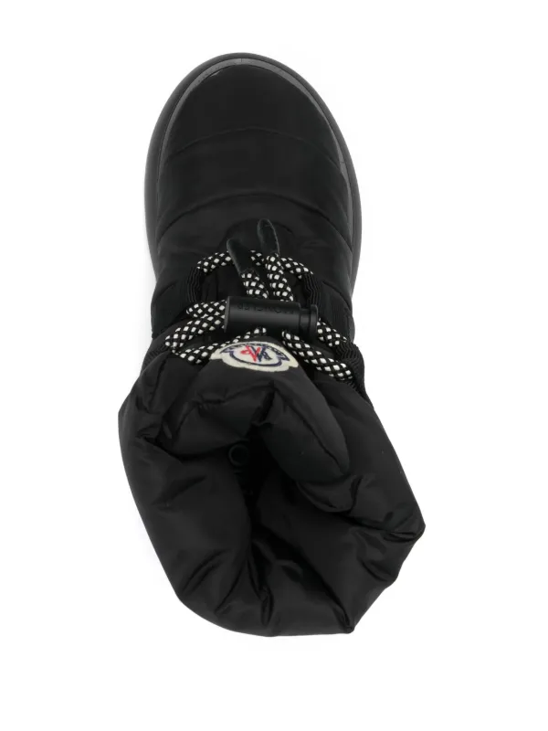 Moncler Gaia Pull Boots | Black | FARFETCH AZ