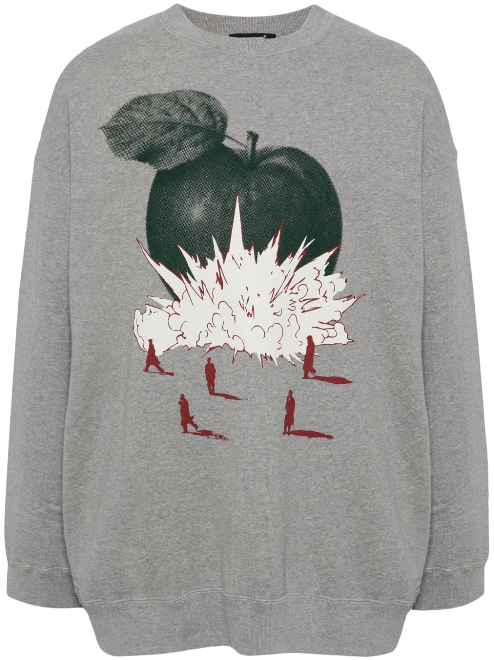 Shop Undercover Graphic-print Sweatshirt In Grey