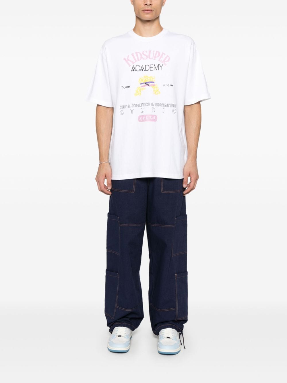 PUMA x KidSuper T-shirt met print - Wit