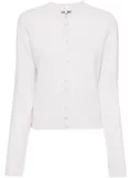 agnès b. crew-neck cardigan - Pink