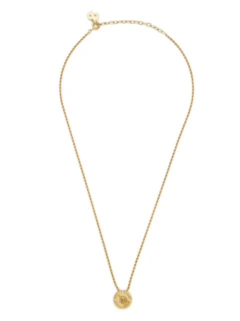 Christian Dior Pre-Owned collar con dije del logo