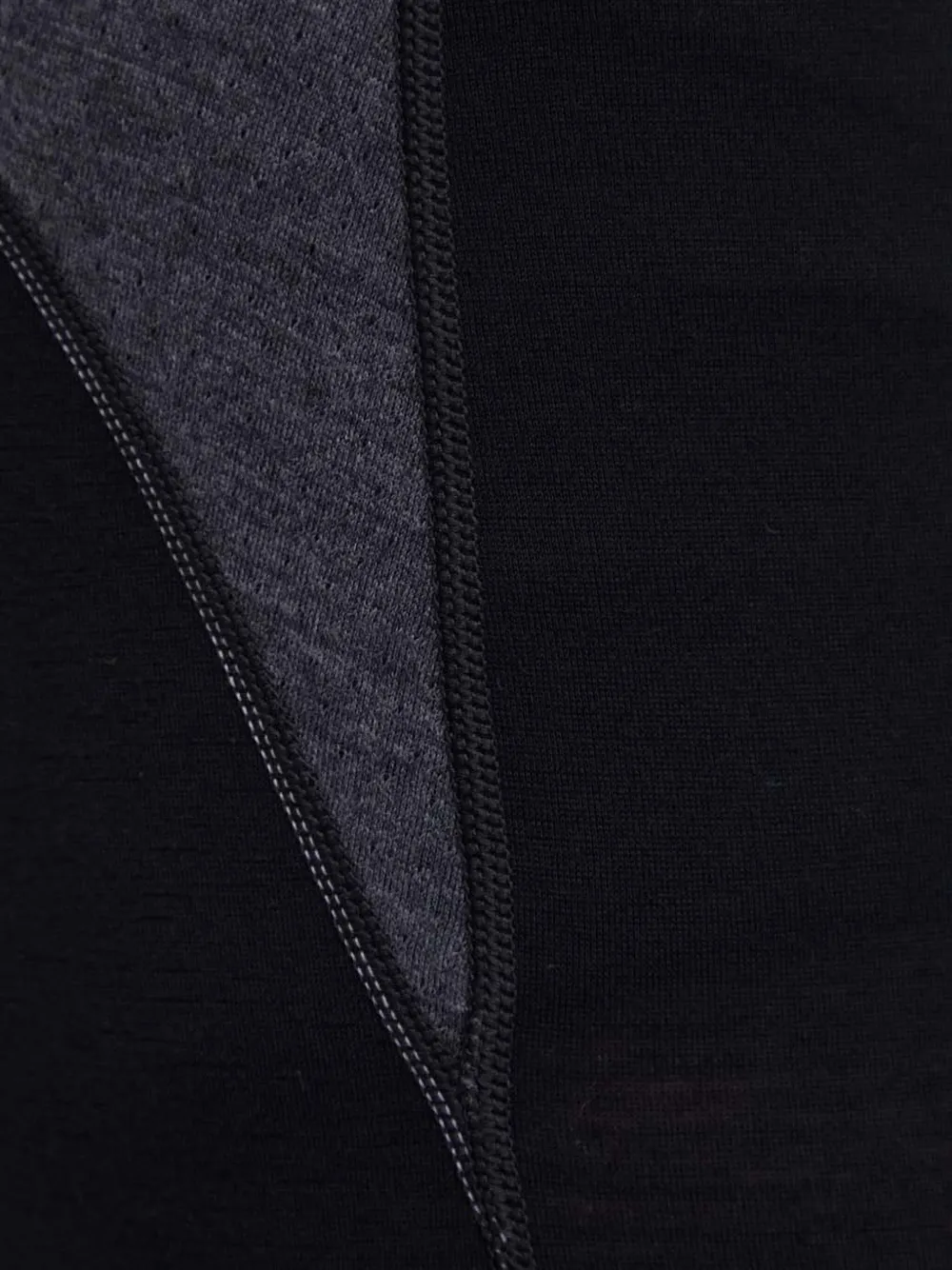 icebreaker Legging met vlakken Zwart