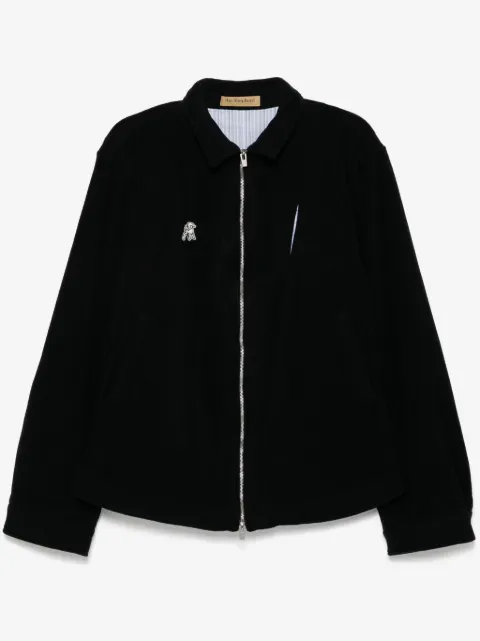 Undercover appliqué logo shirt jacket