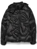 KidSuper Kissing puffer jacket - Black