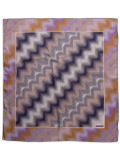 Missoni zigzag scarf - Purple