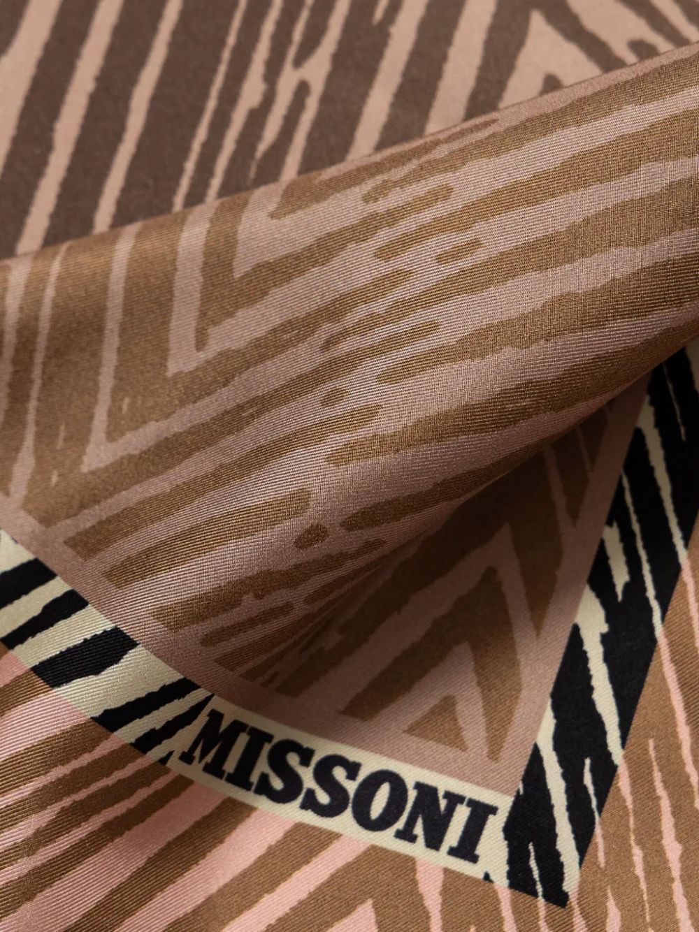 Missoni zigzag scarf - Beige