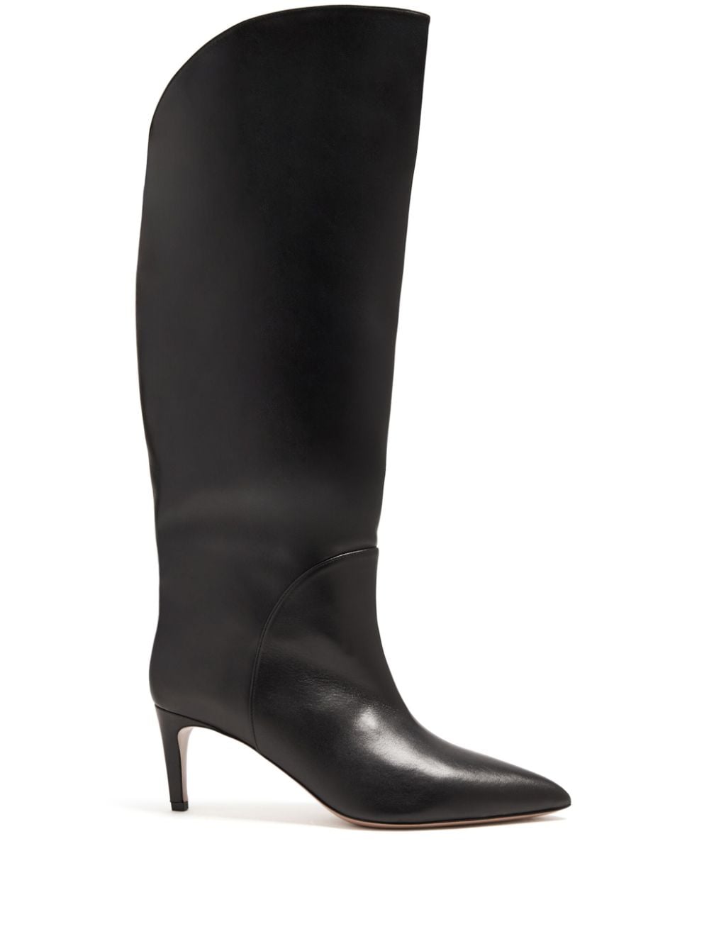 Paris Texas 60mm Gaia leather boots Black