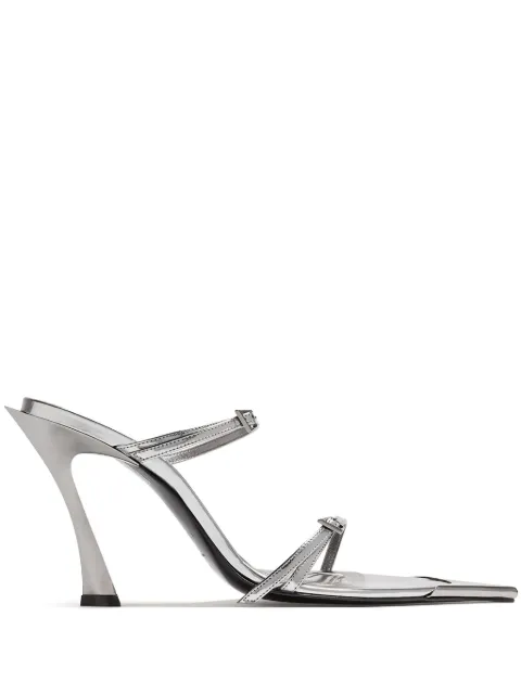 Mugler 95mm leather sandals