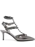 Valentino Garavani 70mm Rockstud Caged pumps - Grey