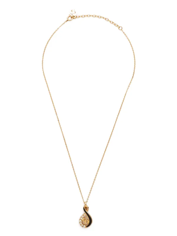 アクセサリー Christian Dior Logo CD Gold necklace Auth Christian Dior Necklace CD Logo Gold Plated Japan | eBay