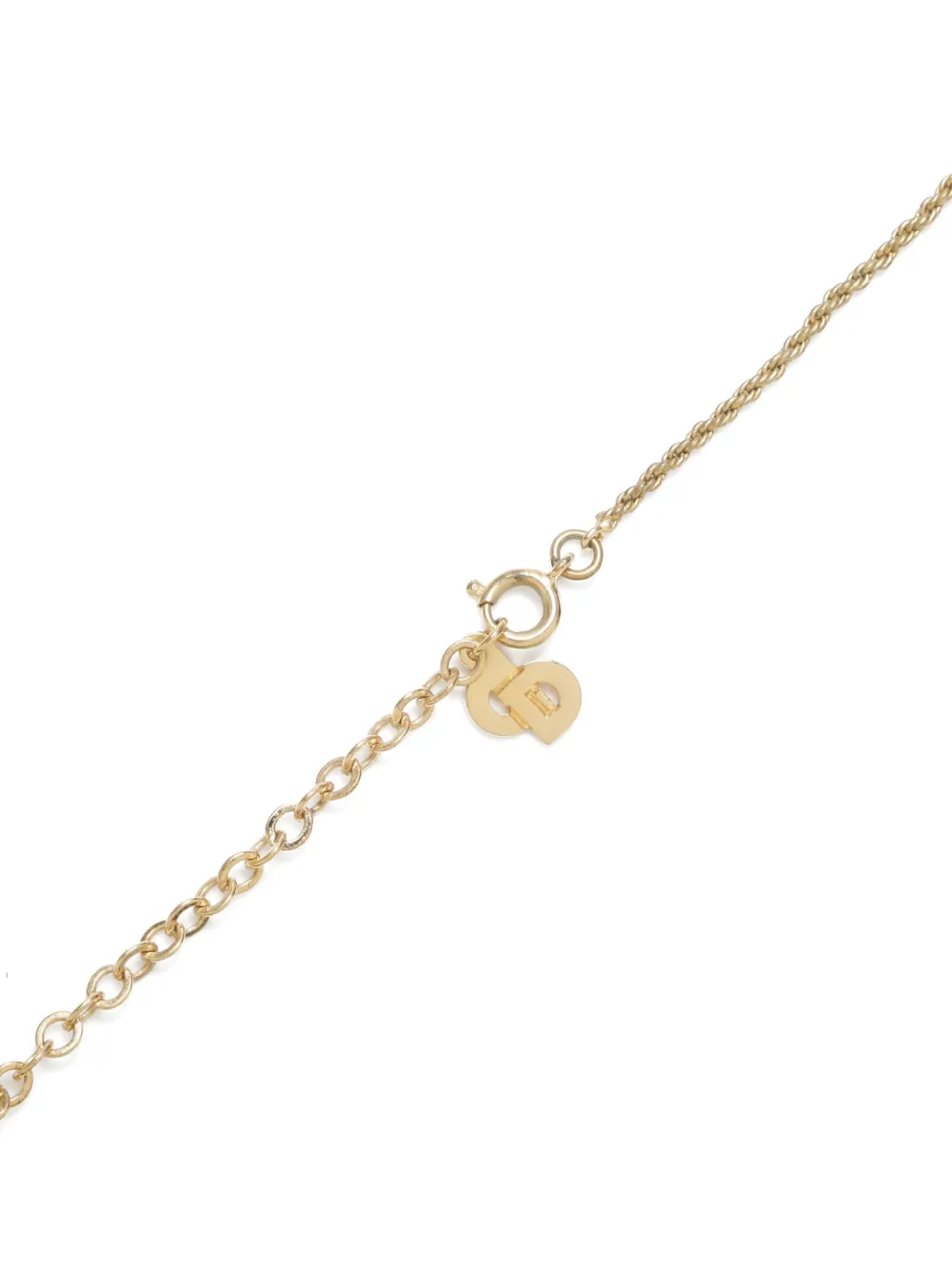Christian Dior Pre-Owned Collana con logo CD | Gioielleria Pre-owned | Image 3