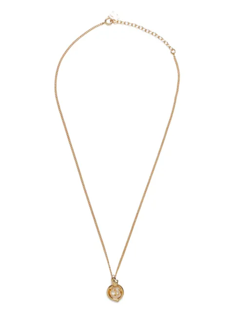 Christian Dior Pre-Owned CD logo necklace