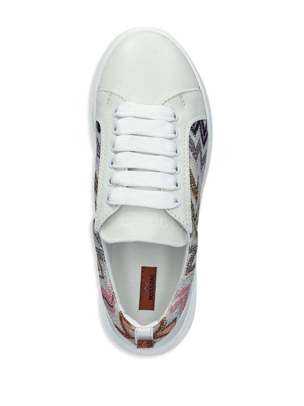 Missoni Sneakers met zigzag-patroon Wit