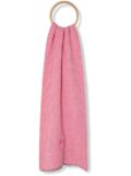 Missoni logo-embroidered scarf - Pink