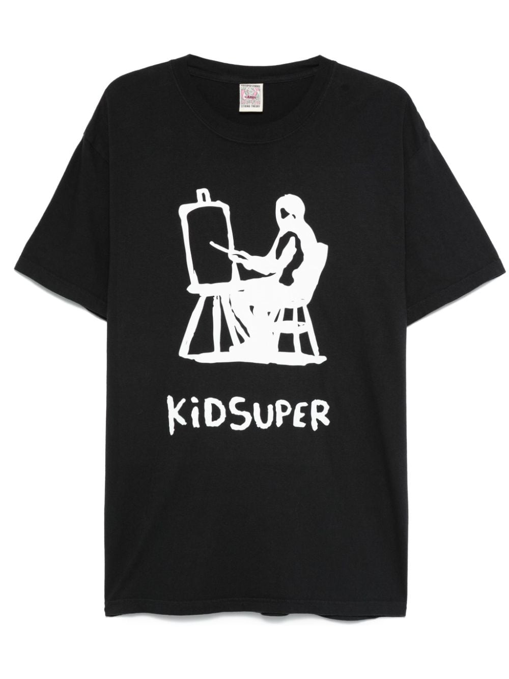 Shop Kidsuper Painter T-shirt In 黑色