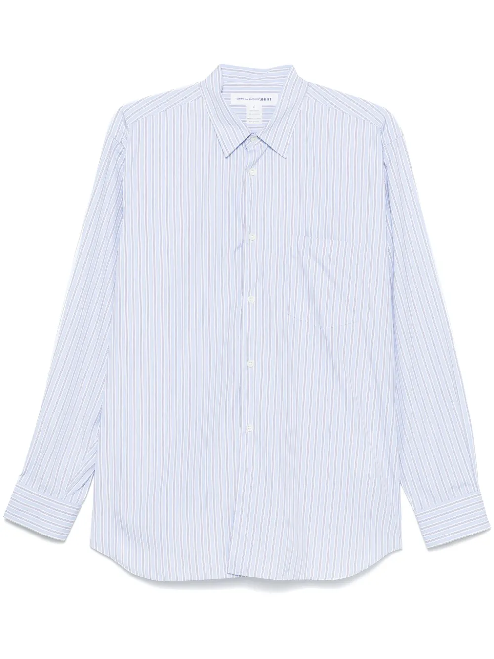 Comme Des Garçons Shirt Gestreept overhemd Blauw