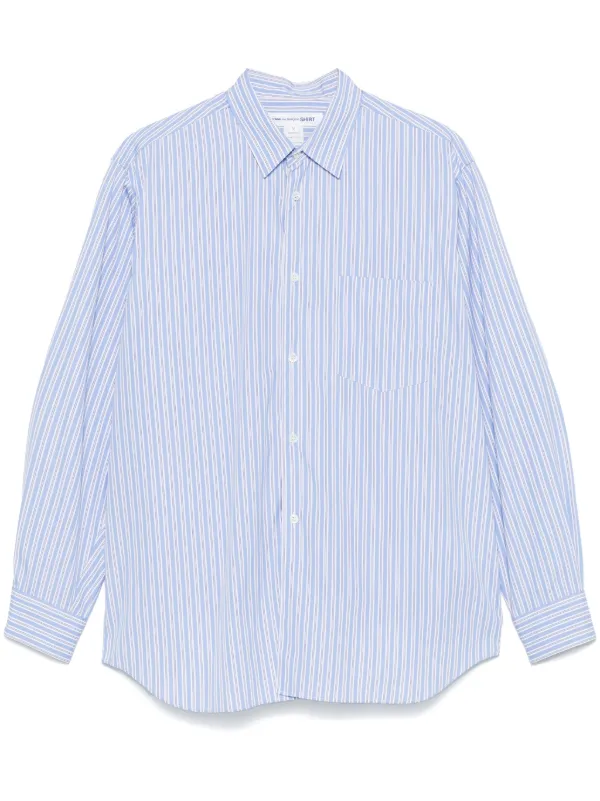 Comme Des Garçons Shirt ストライプ シャツ | ブルー | FARFETCH JP