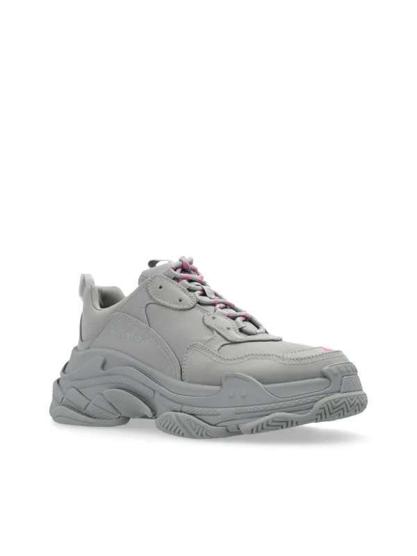 Balenciaga triple s grey on feet clearance